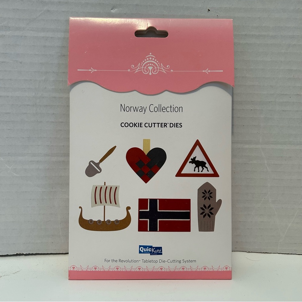 Quickutz 6-pc cookie cutter dies - NORWAY Collection